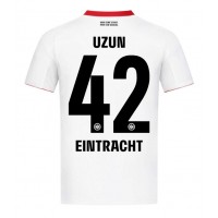 Maglie da calcio Eintracht Frankfurt Can Uzun #42 Seconda Maglia 2025-26 Manica Corta